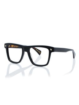 Shisen Fox - Unisex Hakone Lightweight Black Optical Eyeglass Frame (54)