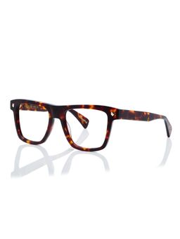 Shisen Fox - Unisex Hakone Lightweight Brown Optical Eyeglass Frame (54)