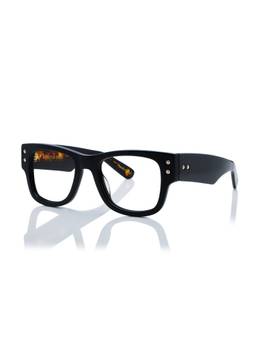 Shisen Fox - Unisex Yokohama Lightweight Black Optical Eyeglass Frame (52)
