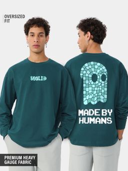 The Souled Store - Originals Luminous Men Oversized Full Sleeve T-Shirt