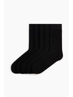 H&M - Men Black 5-Pack Socks