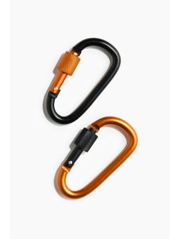 H&M - Men Black 2-Pack Carabiner Hooks