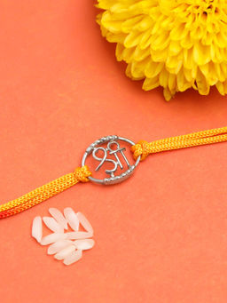 GIVA - Silver Heavenly Shree Rakhi