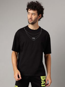 Free Authority - Batman Printed Black T-Shirt for Men