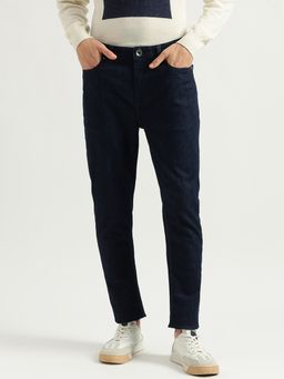 United Colors of Benetton - Mens Solid Carrot Fit Jeans