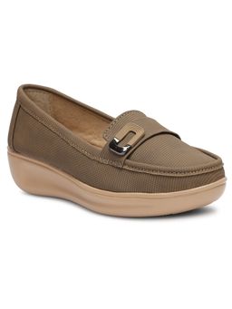 Twenty Dresses by Nykaa Fashion - Womens Beige Stylish Comfort Loafers