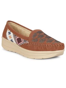 Twenty Dresses by Nykaa Fashion - Womens Brown Stylish Comfort Loafers