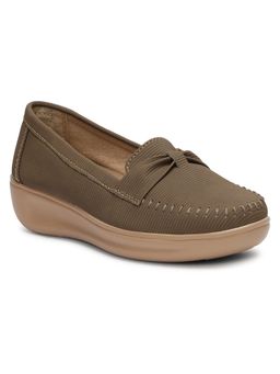Twenty Dresses by Nykaa Fashion - Womens Beige Stylish Comfort Loafers