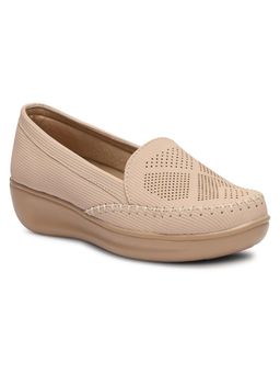 Twenty Dresses by Nykaa Fashion - Womens Cream Stylish Comfort Loafers