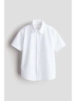 H&M - Boys White Easy-Iron Shirt