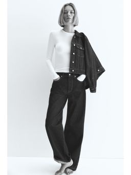H&M - Women White Long-Sleeved Microfibre Top