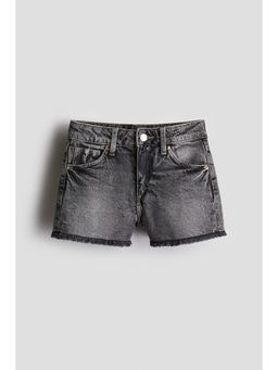 H&M - Girls Grey Denim Shorts