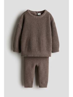 H&M - Boys & Girls 2-Piece Cotton Knit Set
