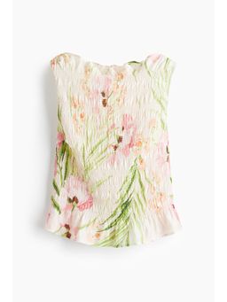 H&M - Women White Smocked Top