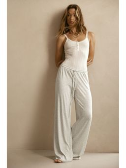 H&M - Women Grey Pointelle Pyjama Bottoms