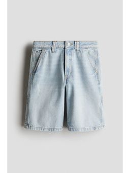 H&M - Boys Blue Loose-Fit Carpenter Shorts