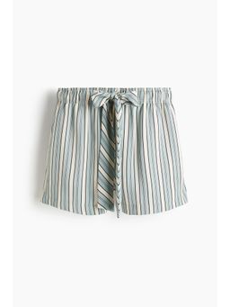 H&M - Women Multi-Color Twill Drawstring Shorts