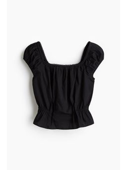 H&M - Women Black Short Blouse