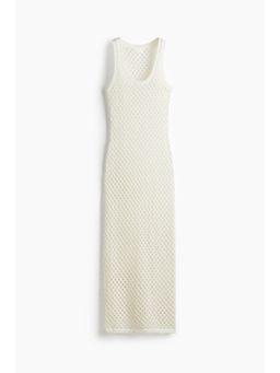 H&M - Women White Crochet-Look Dress