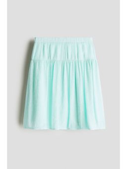 H&M - Girls Turquoise Crinkled Chiffon Skirt