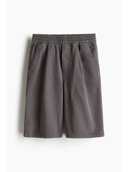 H&M - Boys Grey Cotton Carpenter Shorts