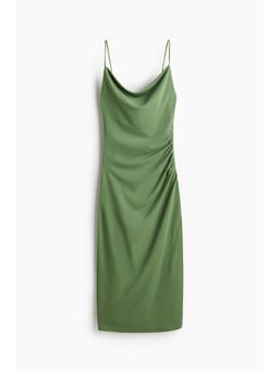 H&M - Women Green Interlock Strappy Dress