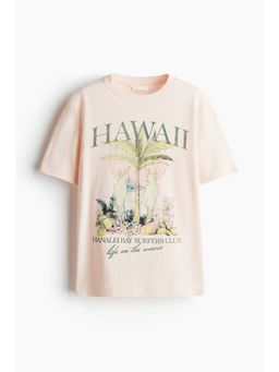 H&M - Women Pink Printed T-Shirt