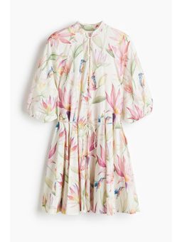 H&M - Women White Tie-Belt Dress
