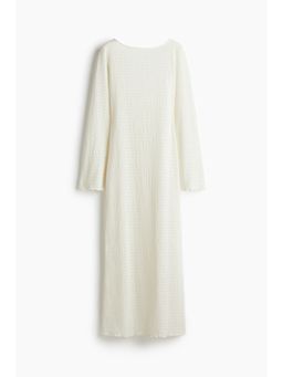 H&M - Women Beige Open-Back Dress