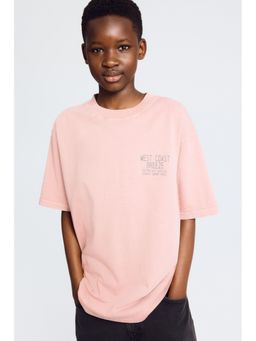 H&M - Boys Pink Printed T-Shirt
