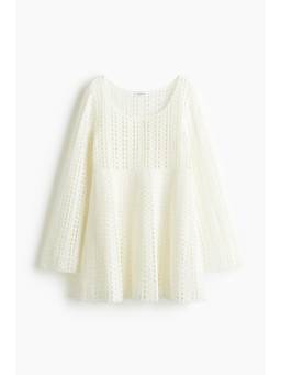 H&M - Women White Crochet-Look Dress