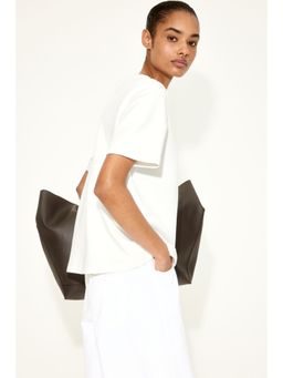 H&M - Women White Interlock T-Shirt
