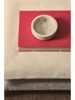 H&M - Beige Small Round Marble Tray
