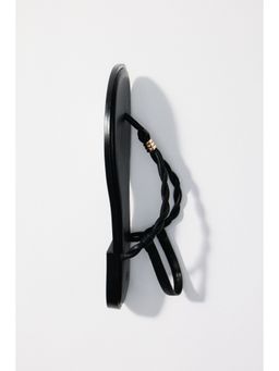 H&M - Women Black Twist-Detail Sandals