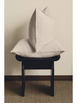 H&M - Beige 2-Pack Cotton Muslin Pillowcases