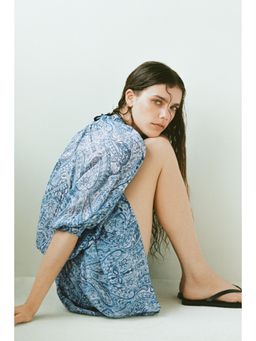 H&M - Women Blue Oversized Tunic Dress