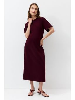 H&M - Women Red MAMA Cotton T-Shirt Dress