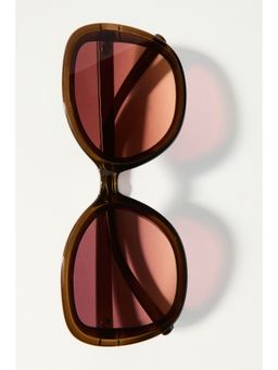 H&M - Women Brown Square Sunglasses