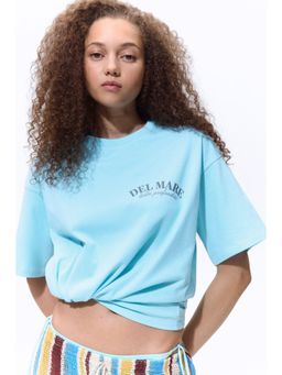 H&M - Women Multi-Color Oversized Printed T-Shirt