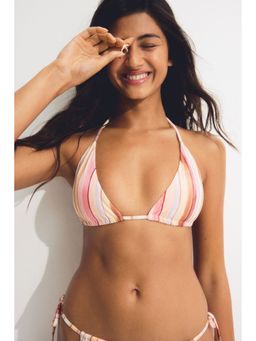 H&M - Women Pink Padded Triangle Bikini Top