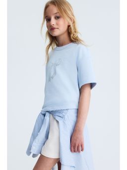 H&M - Girls Blue T-Shirt