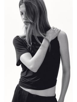 H&M - Women Brown Loose-Fit T-Shirt