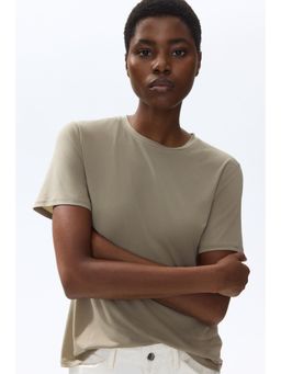 H&M - Women Green Loose-Fit T-Shirt