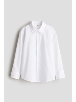 H&M - Boys White Easy-Iron Shirt
