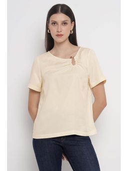 Salsa Jeans - Shirt Ecru With Metallic