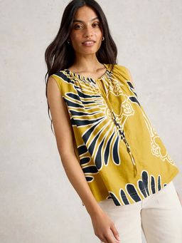 White Stuff - Marley Linen Blend Vest