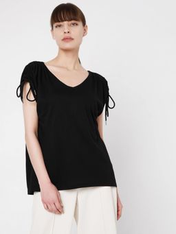 VERO MODA - Women Solid Casual T-shirt