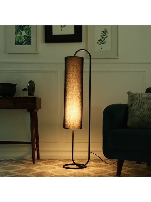 De Maison Decor Graceful Full Black Curve Floor Lamp