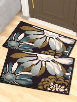 Athom Living - Premium Anti Slip Printed Doormat Multi-Color (Pack of 2)