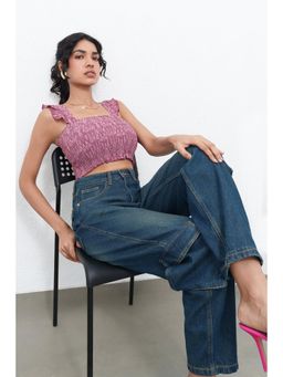 FREAKINS - Rustic Blue Cargo Jeans